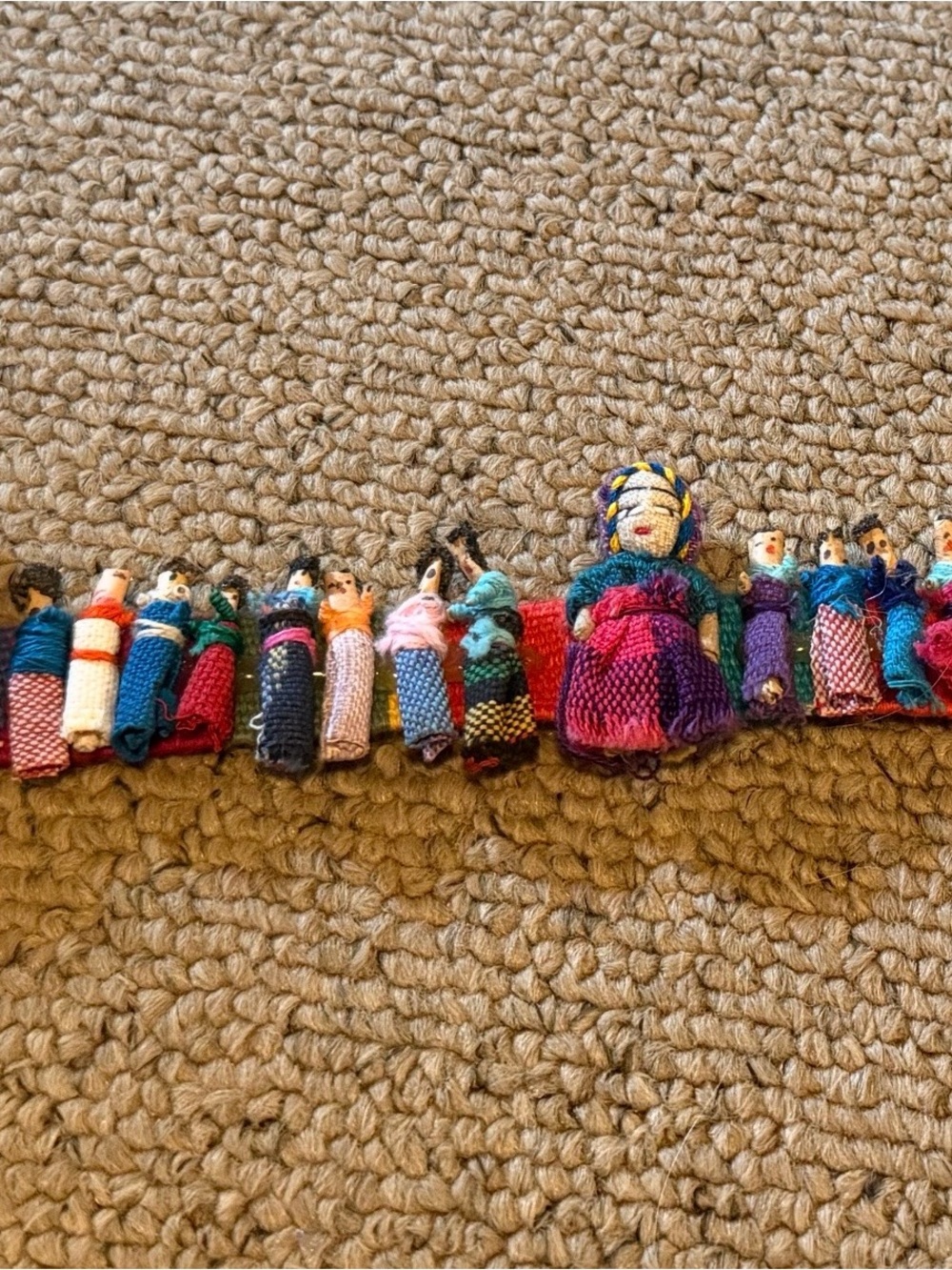 Handmade Multicolor Worry Doll Belt - Kids Toy